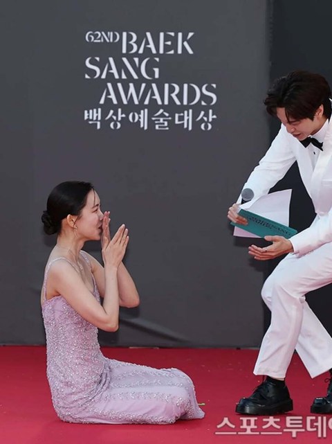 백상 시상식 레전드 찍어버린 명장면