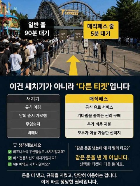 롯데월드 매직패스 진짜 좀 그만뒀으면