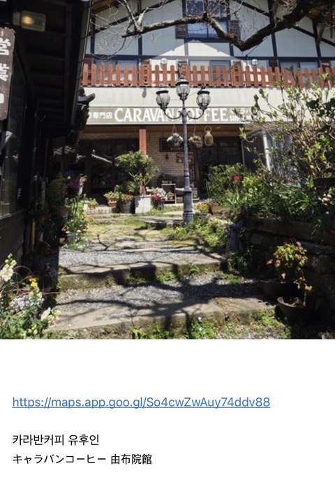 일본 유후인 카페 갔다가 대놓고 앞담화 당함