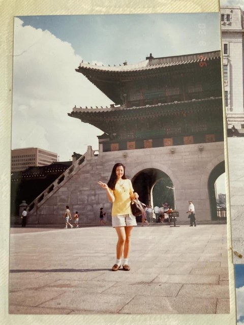 34년 전 한국 여행 중 찍힌 일본 여성 사진