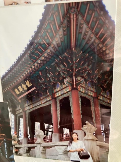 34년 전 한국 여행 중 찍힌 일본 여성 사진