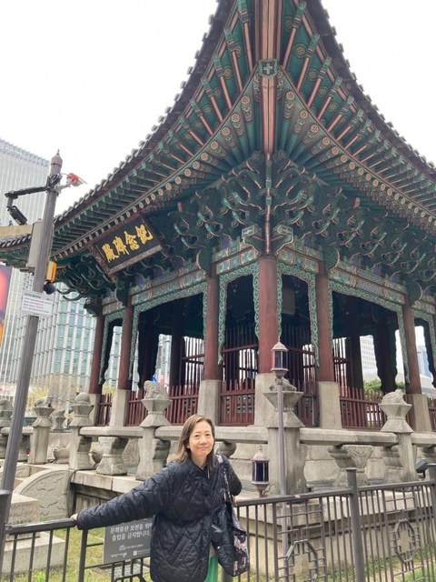 34년 전 한국 여행 중 찍힌 일본 여성 사진