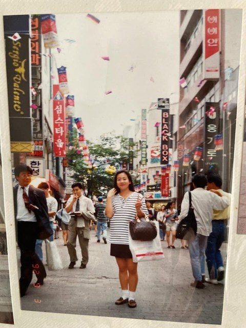 34년 전 한국 여행 중 찍힌 일본 여성 사진