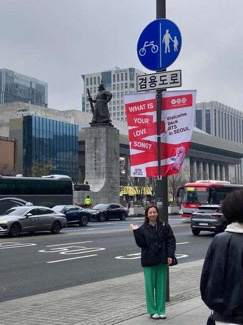 34년 전 한국 여행 중 찍힌 일본 여성 사진